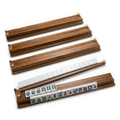 Majlux Mahjong Racks with Pushers Set of 4 for American Mahjong, 17.3 Inch Wooden Tile Holders with Metal Handles and Side Stoppers, Gift for Women, Seniors, Family Game Nights
