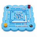 Majlux 31.5 Inch Floating Mahjong Table for Pool,2 Inch Thick Water Table,EVA floating game table with slots for tiles cards phones and cups for pool parties lake days and outdoor gatherings