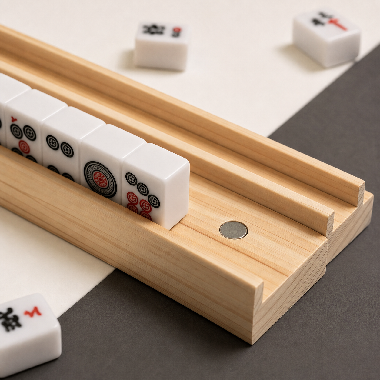 Solid pine, smooth play.